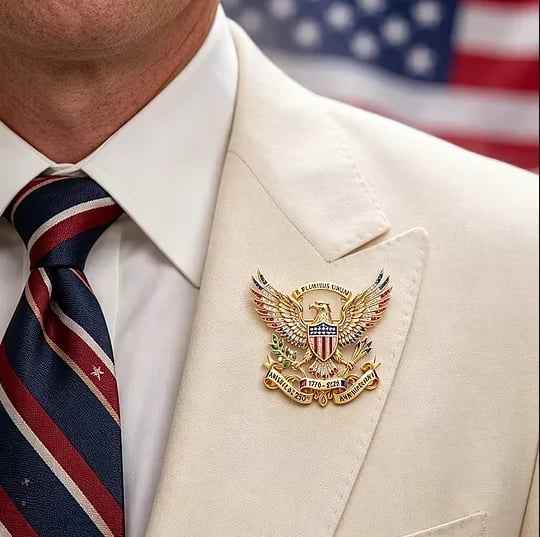 šThe Father's Day gift he'll actually use!š„US 250th Anniversary Brooch Pin