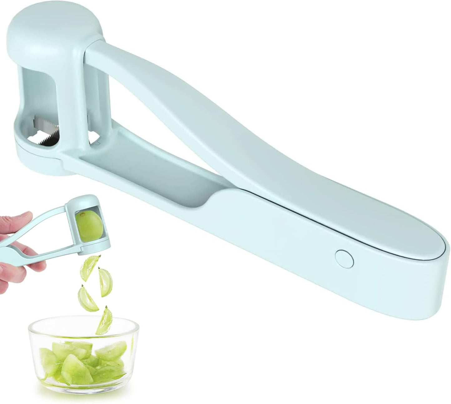 LBMLBM Grape Cutter - Safe & Easy One-Handed Fruit Slicing
