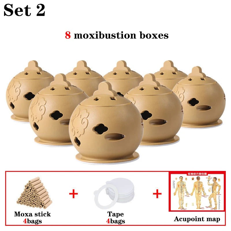 🔥Moxa Cupping Acupuncture Detox Set