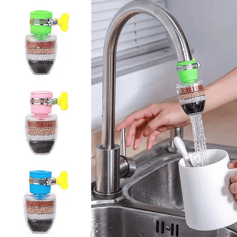 🔥2026 Upgrade 💧 6-Layer Charcoal Faucet Filter for Fresh, Safe Water