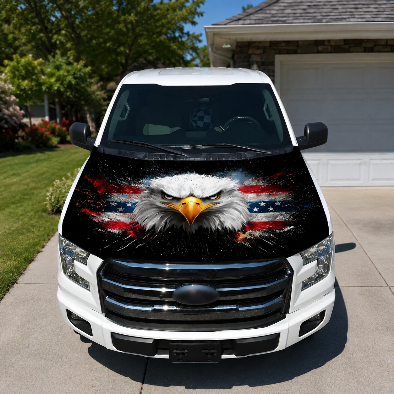 🔥 Limited Patriotic Flash Sale — American Car Hood Flag 🇺🇸 No Glue, No Tools, Installs in 1 Minute