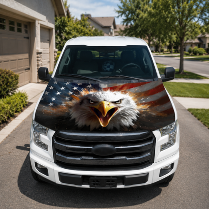 🔥 Limited Patriotic Flash Sale — American Car Hood Flag 🇺🇸 No Glue, No Tools, Installs in 1 Minute