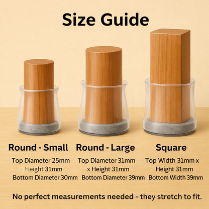 2026 Upgraded Chair Socks – Silent, Scratch-Free Floor Protectors That Stay On