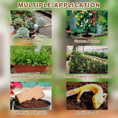 🔥LAST DAY 49% OFF🌱Premium Organic Coconut Coir Bricks for Plants