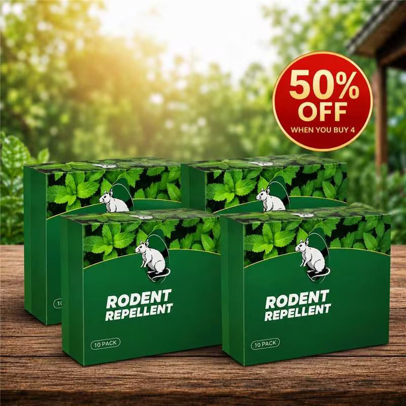 💥LAST DAY SALE 50%OFF💥🟢 Natural Peppermint Rodent Repellent Tablets – 10 Pack