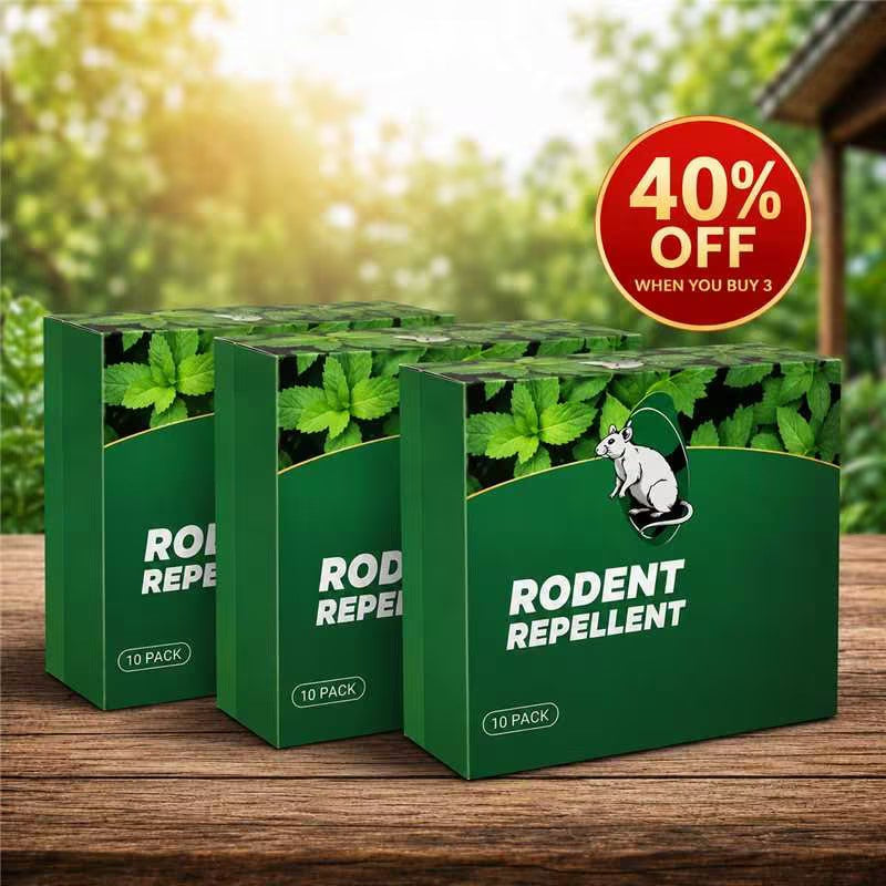 💥LAST DAY SALE 50%OFF💥🟢 Natural Peppermint Rodent Repellent Tablets – 10 Pack