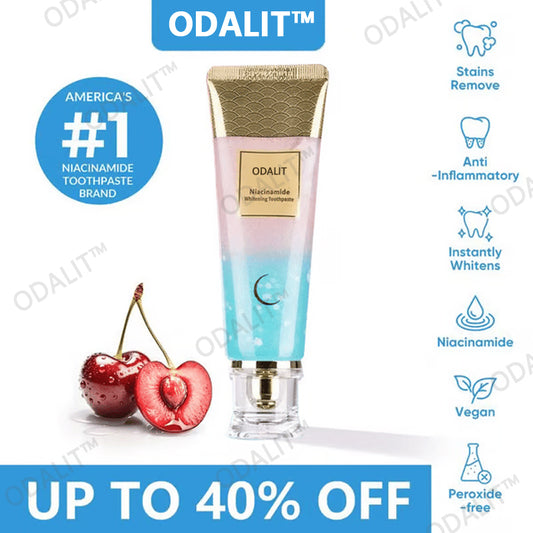 ✨ Achieve a Radiant Smile - 49% OFF - 🦷 Niacinamide Whitening Toothpaste - For Healthier, Whiter Teeth!