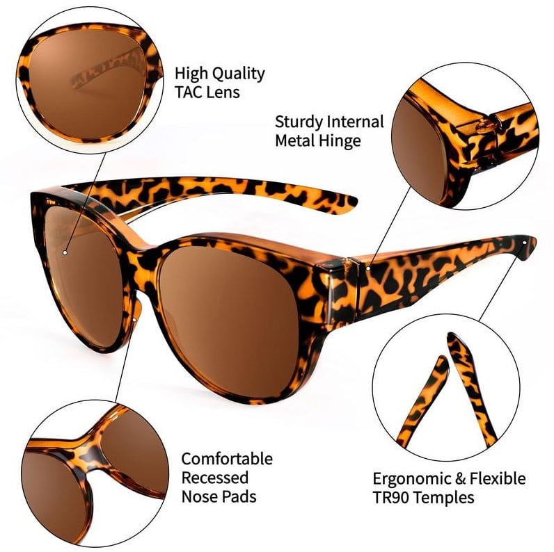 🔥LAST DAY - 🕶2026 New Oversized Cat Eye Sunglasses Polarized UV400 Protection