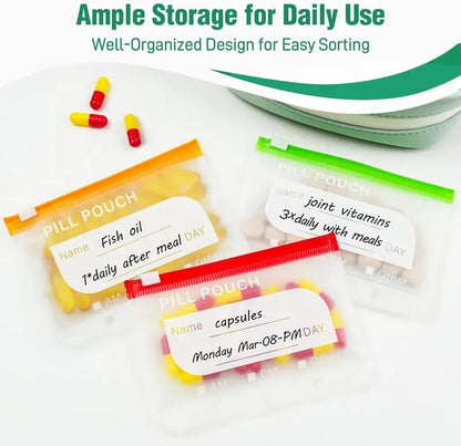 Waterproof Pill Pouch Set
