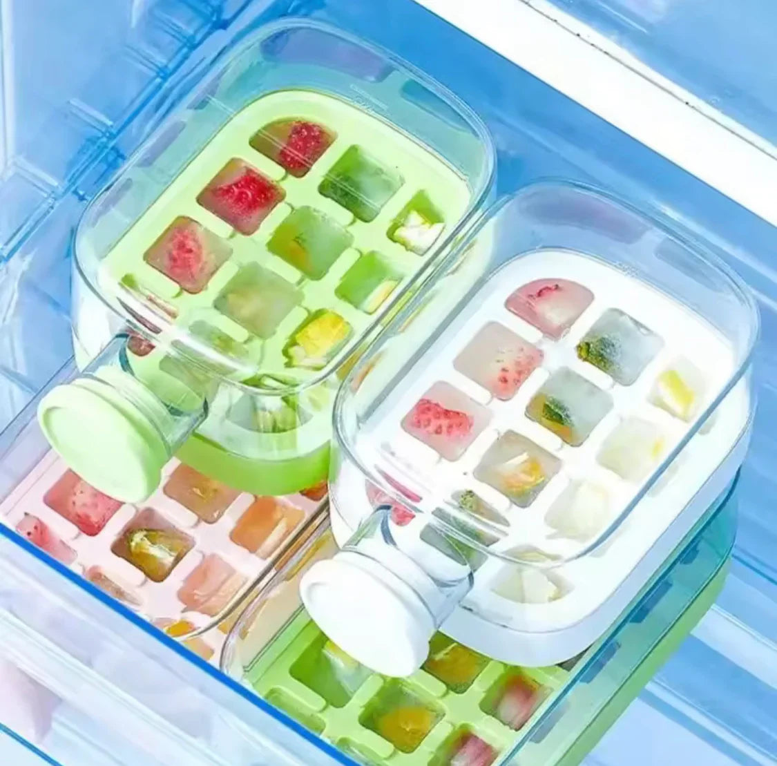 2 In 1 Ice Maker Ice Cube Bottle, Portable Ice Maker Kettle, Ice Mold Cooler Cup, Outdoor Fitness Drink Bottle