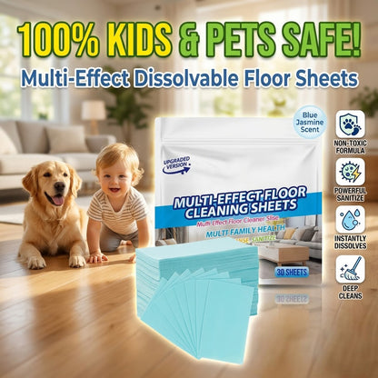 2026 Upgrade: Multi-Surface Dissolving Floor Cleaner Tablets | Pet & Kid Safe