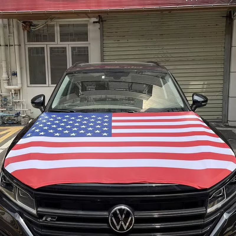 🔥 Limited Patriotic Flash Sale — American Car Hood Flag 🇺🇸 No Glue, No Tools, Installs in 1 Minute