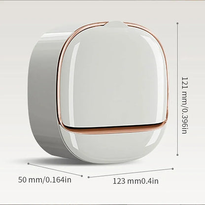 Luxury Soap Holder with Drain Tray, Waterproof Soap Dish Holder, Keep Soap Bars Dry
