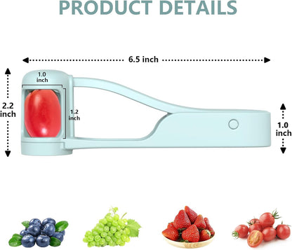 LBMLBM Grape Cutter - Safe & Easy One-Handed Fruit Slicing