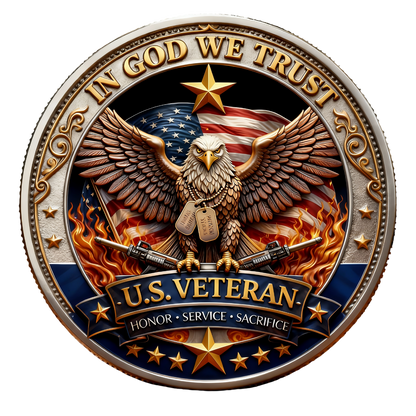 🔥Last Day 50% OFF🔥 250 Years of Freedom Veteran Tribute Coin