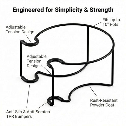 30-Second Install Railing Plant Hanger — No Tools Needed