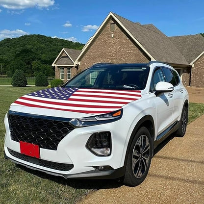 🔥 Limited Patriotic Flash Sale — American Car Hood Flag 🇺🇸 No Glue, No Tools, Installs in 1 Minute