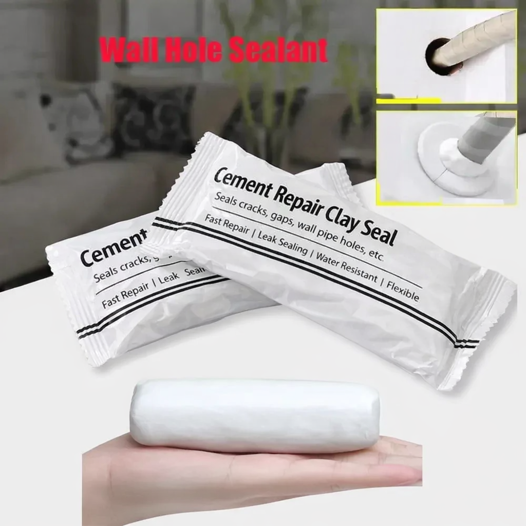 Cement Repair Clay Seal every crack - Stop every leak!