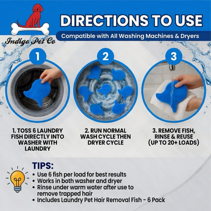 Pet Hair Laundry Catchers – Reusable Fur Removers for Washer & Dryer