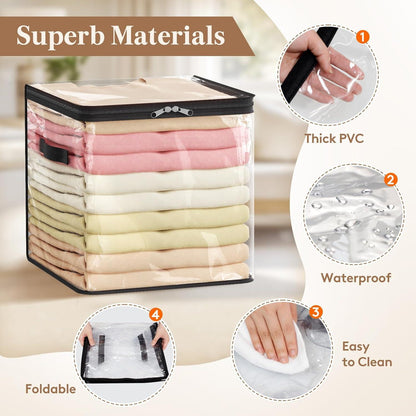 🎁 Last Day Sale 49% OFF📦Large Heavy-Duty Thick Plastic Clear Storage Bag for Clothes, Moving & Storage