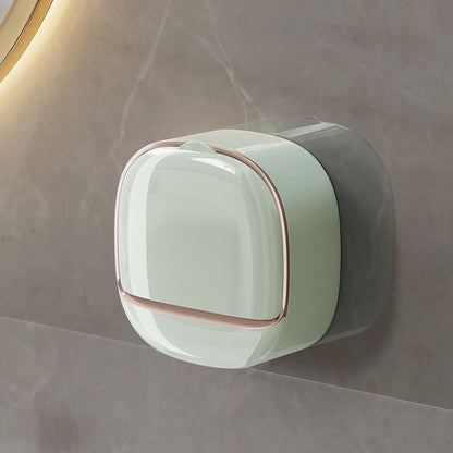 Luxury Soap Holder with Drain Tray, Waterproof Soap Dish Holder, Keep Soap Bars Dry