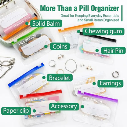 Waterproof Pill Pouch Set