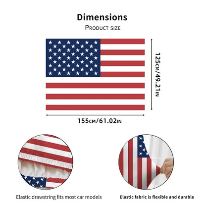 🔥 Limited Patriotic Flash Sale — American Car Hood Flag 🇺🇸 No Glue, No Tools, Installs in 1 Minute