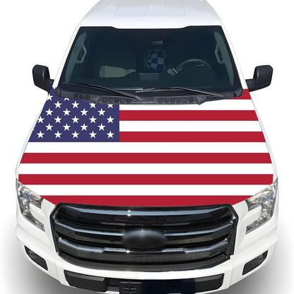 🔥 Limited Patriotic Flash Sale — American Car Hood Flag 🇺🇸 No Glue, No Tools, Installs in 1 Minute