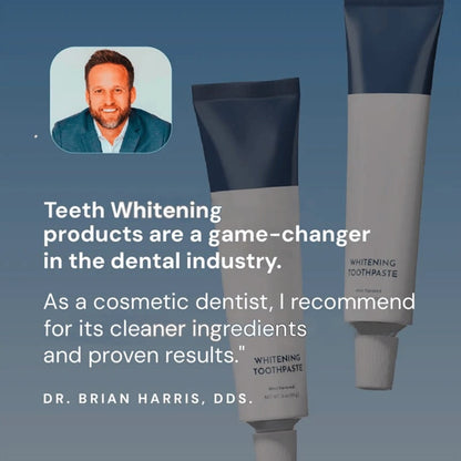 🦷  Fluoride-Free Hydroxyapatite Teeth Whitening Toothpaste with Coconut Oil & Xylitol ❄️