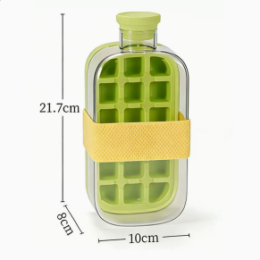 2 In 1 Ice Maker Ice Cube Bottle, Portable Ice Maker Kettle, Ice Mold Cooler Cup, Outdoor Fitness Drink Bottle