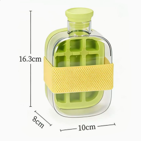 2 In 1 Ice Maker Ice Cube Bottle, Portable Ice Maker Kettle, Ice Mold Cooler Cup, Outdoor Fitness Drink Bottle