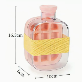 2 In 1 Ice Maker Ice Cube Bottle, Portable Ice Maker Kettle, Ice Mold Cooler Cup, Outdoor Fitness Drink Bottle