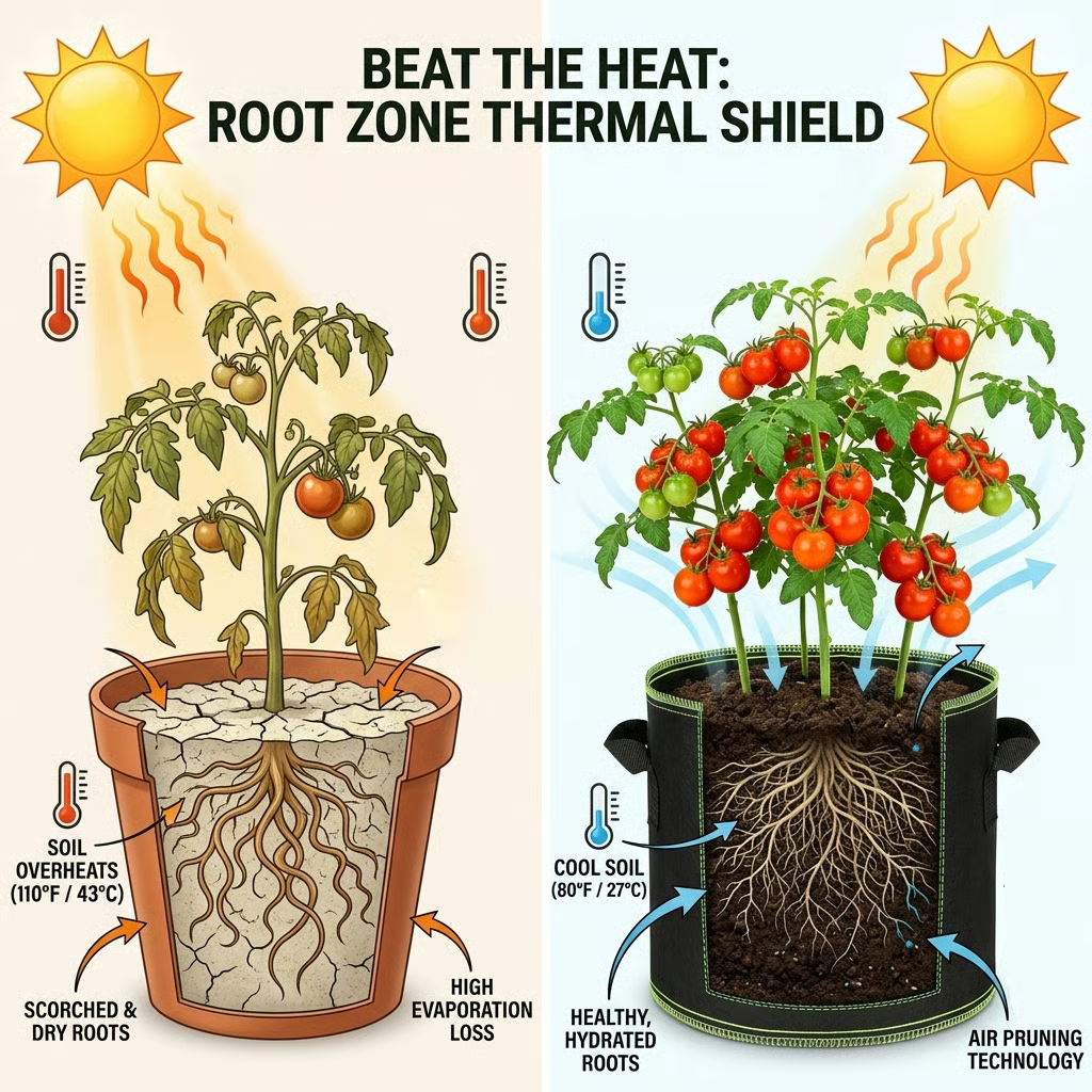 Heavy-Duty Fabric Grow Bags