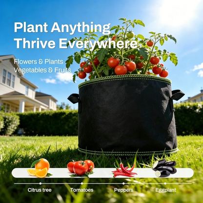 Heavy-Duty Fabric Grow Bags