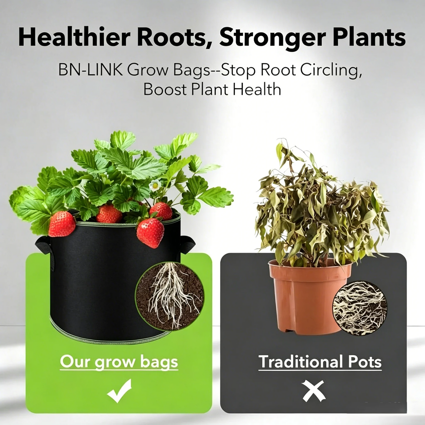 Heavy-Duty Fabric Grow Bags