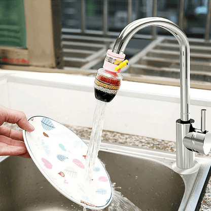 2025 Upgrade 💧 6-Layer Charcoal Faucet Filter for Fresh, Safe Water